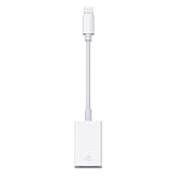 BOUTOP Adaptador de Conector Lightning a USB - [Certificado Apple MFi] Adaptador cámaras de USB para iPhone iPad, Adaptador de OTG apoyar con periféricos USB - Blanco