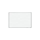 Rocky | Magnetna bela tabla 150x100 cm, z aluminijastim okvirjem | Stenska tabla Easy Erase | Lakirano z okvirjem iz anodiziranega aluminija | Za pisanje s suhobrisnimi markerji