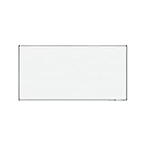 Rocky | Magnetna bela tabla 200x100 cm, z aluminijastim okvirjem | Stenska tabla Easy Erase | Lakirano z okvirjem iz anodiziranega aluminija | Za pisanje s suhobrisnimi markerji