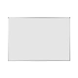 BoardsPlus - Pizarra Blanca Magnética, 105 x 75 cm, Superficie en Acero Lacado, de Borrado en Seco con Marco de Aluminio y Bandeja
