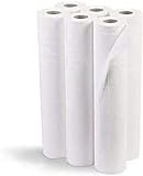 Rollo de papel camilla 75m | (Precortado 40 cm) 6 Unidades (1.5 kg por unidad) ECO blanco