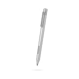 Stylus Pen Lápiz Táctil Compatible con Microsoft para Tableta Activa diseñada para Microsoft Surface y Algunos Modelos DELL, HP, ASUS, Sony Vaio con 1024 Niveles de presión (Plata)