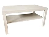 Ikea Lack - Tafole ea Kofi (90 x 55 cm), White Colour