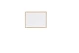 Bi-Office Budget - Pizarra blanca con marco de madera, 40 x 30 cm, no magnética