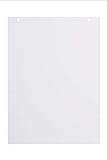 BoardsPlus - Bloc de Papel para Rotafolios blanco liso - Bloc A1 para Pizarra de Caballete, papel de 60 gr/m², 20 hojas