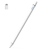KECOW Lápiz Stylus, Compatible con Apple Pen Lápiz Pantalla táctil Lápiz capacitivos Recargables con Puntas ultrafinas de 1.5 mm con Dos Tapas
