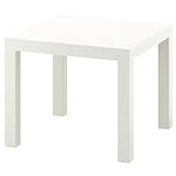 Ikea Lack - Taula Auxiliar (55 x 55 cm), Color Blanc