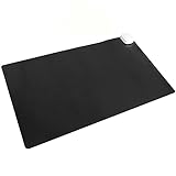 PrimeMatik - Tapis et surface chauffante pour plancher de bureau et pieds de 60 x 36 cm 85W Noir