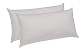 Pikolin Home - Pack de 2 almohadas de fibra, con tratamiento aloe vera, firmeza baja, 40x90cm (Todas las medidas)
