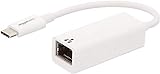 Amazon Basics - Adaptador USB 3.1 tipo C a Ethernet - Blanco
