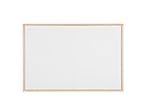 Bi-Office Budget - Pizarra Blanca con Marco de Madera, no Magnética, 90 x 60 cm