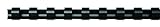 Fellowes 5346108 - Canutillos de plástico para encuadernar, 10 mm, negro