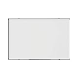 BoardsPlus Economy Pizarra Blanca Magnética, 90 x 60 cm, Superficie de Acero Lacado en Seco, Marco de Tech Alloy Negro