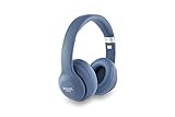 Vieta Pro Auricular Diadema #Swing, Bluetooth 5.0, Micrófono Integrado, Entrada Aux-in, función Vocie Assistant y 20 Horas de autonomía. Diadema Ajustable, Color Azul.