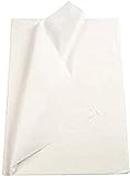 Creavvee Decoupage-Papel de seda (50 x 70 cm), Blanco 28 hojas
