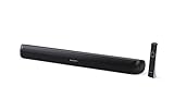 Sharp HT-SB107 2.0 Barra de Sonido Cine en casa Bluetooth, HDMI ARC/CEC, USB Playback, Potencia máxima Total de Salida: 90W, 65cm, Color Negro