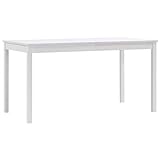 Обеденный стол Camerina из белой сосны 140x70x73 см. Обеденный стол. Кухонные столы. Стол для гостиной. Обеденные столы.