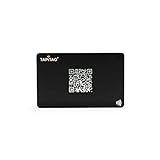 TAPiTAG │ Digital Business Card │ NFC+ QR Tag │ Black