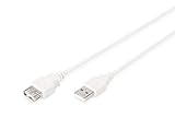 Cable de extensión DIGITUS USB 2.0 - 1.8m - cable de conexión para USB tipo A - alta velocidad 480 Mbit / s - beige