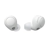 Sony WF-C700N Auriculares Inalámbricos, Bluetooth, Cancelación de Ruido (Pequeños, Ligeros y con conexión multipunto, IPX4, hasta 20hr de Autonomía, Carga Rápida, iOS & Android) Blanco