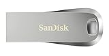 SanDisk Ultra Luxe, Memoria flash USB 3.1 de 256 GB y hasta 150 MB/s de Velocidad, Color Plata