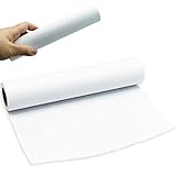 Rollo de papel de dibujo blanco, rollo de papel de arte de 10 m, papel de dibujo de pintura, rollo de papel de caballete para niños, papel de tablón de anuncios incoloro,pintura para niños