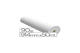 Fabrisa 7910509 - Rollo de papel para plóter, 90 g, 914 mm x 50 m