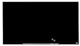 Nobo Pizarra Magnética de Cristal Con Bandeja para Rotuladores Extraíble, 1260 x 710 mm, Sistema de Instalación InvisaMount, Impression Pro, Negro, 1905181