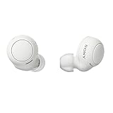 Sony WF-C500 - ຫູຟັງໄຮ້ສາຍ True, ຮອງຮັບການສາກໄຟໄດ້ເຖິງ 20 ຊົ່ວໂມງ, ເຂົ້າກັນໄດ້ກັບຜູ້ຊ່ວຍສຽງ, ໄມໂຄຣໂຟນໃນຕົວສໍາລັບການໂທໂທລະສັບ, ການເຊື່ອມຕໍ່ Bluetooth, ສີຂາວ