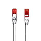Welly Enjoy wy40157 Cable de red de Cat.6 U/UTP Ethernet Gigabit LAN RJ45, 7 m de Largo, PVC, EL que, AWG 26/7, Gris