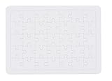 VBS Puzzle en blanco de 35 piezas, 29 cm x 21 cm, cartón blanco