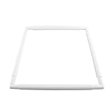 Plástico rectángulo bordado, aro de bordado cuadrado, universal bordado, marco para punto de cruz de costura de bricolaje (43,1 x 43,1 cm)