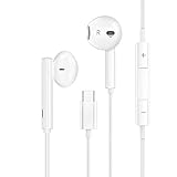 Auriculares,Auriculares USB Tipo C In-Ear Sonido Estéreo con Micrófono y Control de Volumen,Adecuados para Huawei P20/P30/Mate 20/30, Xiaomi, Samsung y Otros Dispositivos de Interfaz Tipo C