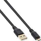InLine 31750F - Cable USB (5 Metros), Negro