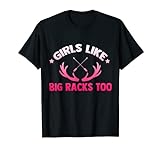 Sjove piger kan lide store stativer for jagtdesign T-shirt