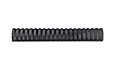 GBC 4028185 - Canutillo plástico DIN A4 21 anillas 38 mm ovalados (caja 50) color negro
