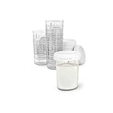 Suavinex - tarritos almacenaje leche materna 10 unidades. para Congelar y Transportar leche materna. sin BPA. con tapa de Rosca Hermética anti-Fuga