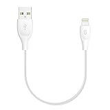 Syncwire SW-LC053, Cable Cargador para Apple iPhone, Blanco, 20cm