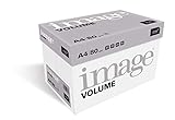 Image Volume - Papel blanco A4 80 g/m² Multifunción - Caja de 5 paq x 500 hojas