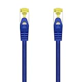 AISENS A146-0479 Cable de red latiguillo RJ45 LSZH Cat.7 600 MHz S/FTP PIMF AWG26, azul, 2.0m