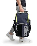ARENA Spiky III Backpack 45 Mochila, Unisex-Adult, Navy-Neon_Yellow, TU