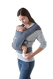 Ergobaby Embrace Mochila Portabebe Ergonomica Recién Nacidos, Extra Suave y Ultraligero (Oxford Blue)