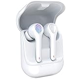 Auriculares Bluetooth 5.0, IPX7 Impermeable Auriculares Bluetooth Inalámbricos con Cuatro Controladores de Sonid, Estéreo In-Ear Auriculares con Caja de Carga, Pantalla LED & Puerto de Carga Tipo C