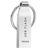 Beptap USB Flash Drive 982GB USB 3.0 Enpèmeyab Pen Drive Portable Ekstèn Disk Disk ak done ekstèn Keychain pou Depo òdinatè PC