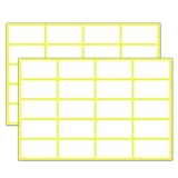 500 Pieces, 40 x 20 mm - Adhesive Labels White Stickers bakeng sa ho Ngolwa