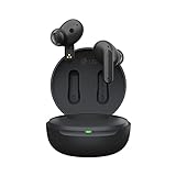 LG TONE FP5 - Auriculares True Wireless, Bluetooth 5.2, Cancelación Activa de Ruido, Sonido Meridian, Doble Micrófono, Carga Rápida, Autonomía 22h, Protección IPX4, El Sonido Absoluto, Color Negro