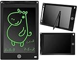 Tableta LCD Escriptura i Dibuix 8.5 Polzades. Pissarra Negra Dibuixar per a nens i Adults. Pissarra màgica esborrable Digital. Tablet petita Color Verd i Llapis