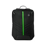 HP Pavilion Gaming 500 - рюкзак для ноутбуків 17.3 дюйма (водонепроникна тканина, зовнішній порт USB, основна застібка на блискавку, внутрішні відділення та кишені на блискавці), колір чорний