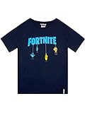 Fortnite Camiseta para Niños Azul X-Large