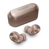 ເທັກນິກ EAH-AZ40E-N ຫູຟັງ Bluetooth ແບບໄຮ້ສາຍ Multipoint, ຫູຟັງໃນຫູທີ່ສະດວກສະບາຍ, ເວລາຫຼິ້ນສູງສຸດ 7,5 ຊົ່ວໂມງ, Rose Gold